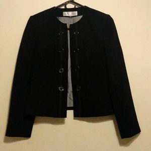Tahari by Author S. Levine jacket blazer in black